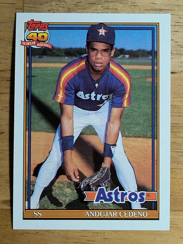 1991 Topps #646 Andujar Cedeno