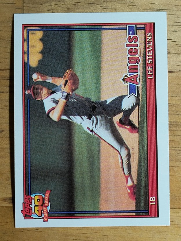 1991 Topps #648 Lee Stevens