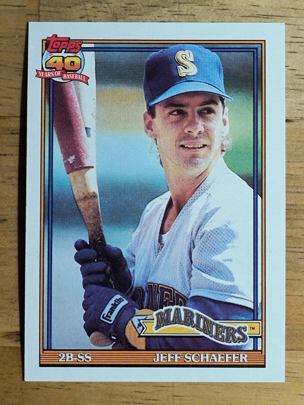 1991 Topps #681 Jeff Schaefer