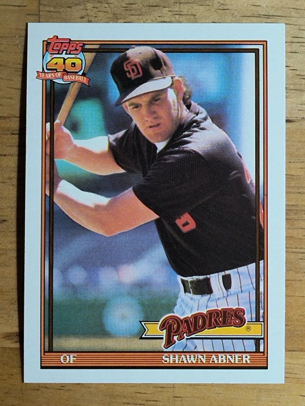 1991 Topps #697 Shawn Abner
