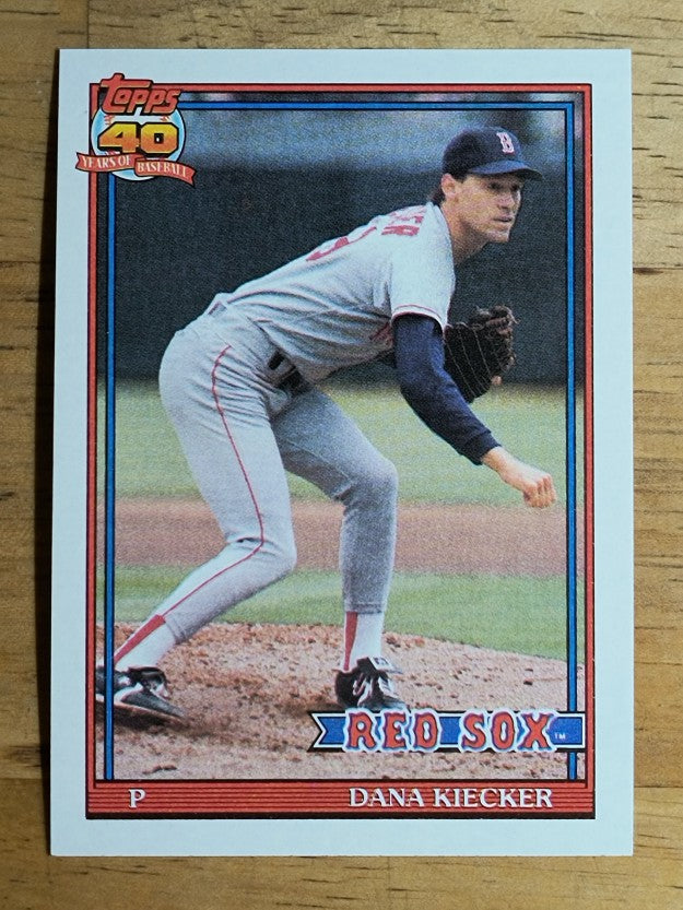 1991 Topps #763 Dana Kiecker