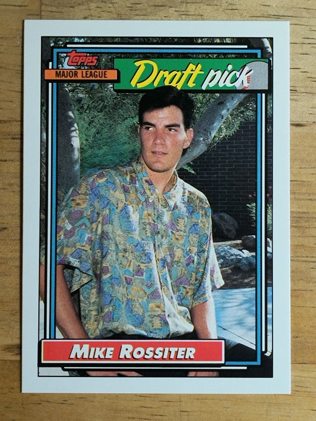 1992 Topps #474 Mike Rossiter RC