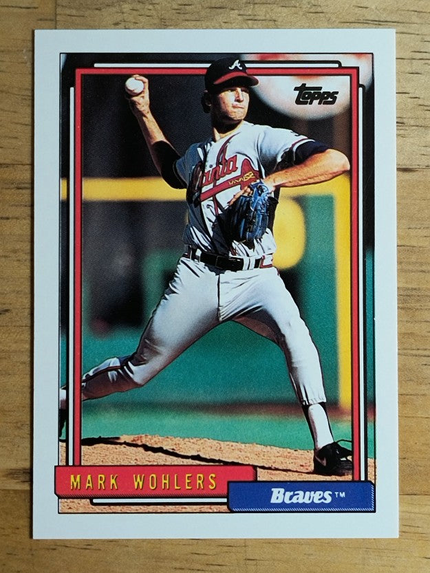 1992 Topps #703 Mark Wohlers