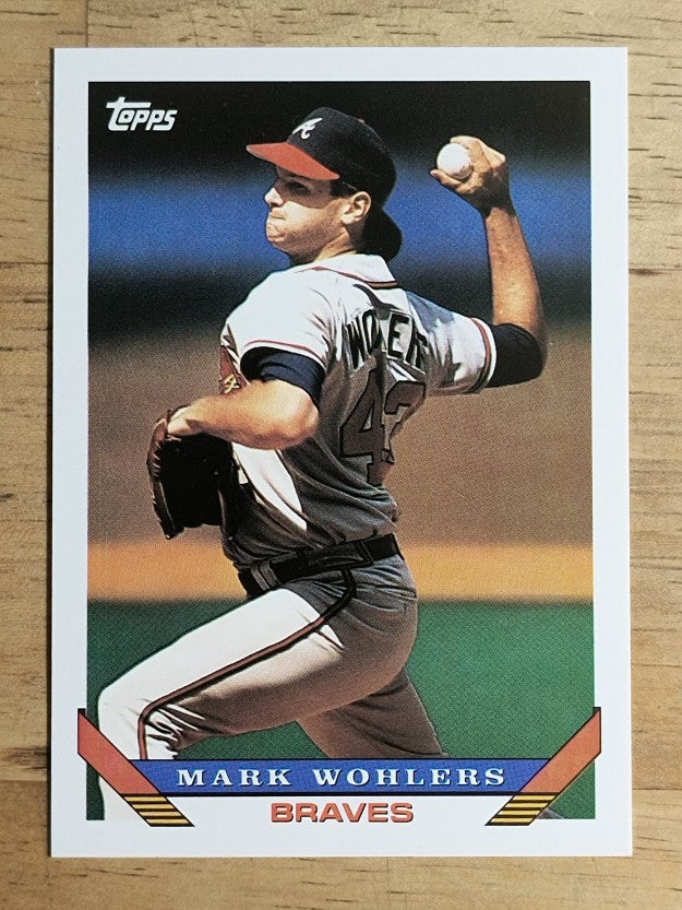 1993 Topps #8 Mark Wohlers