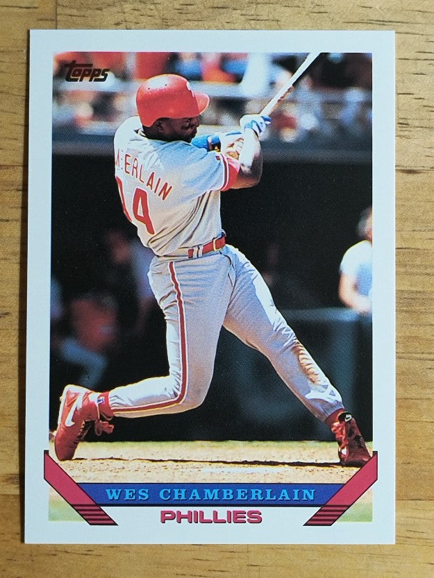 1993 Topps #154 Wes Chamberlain