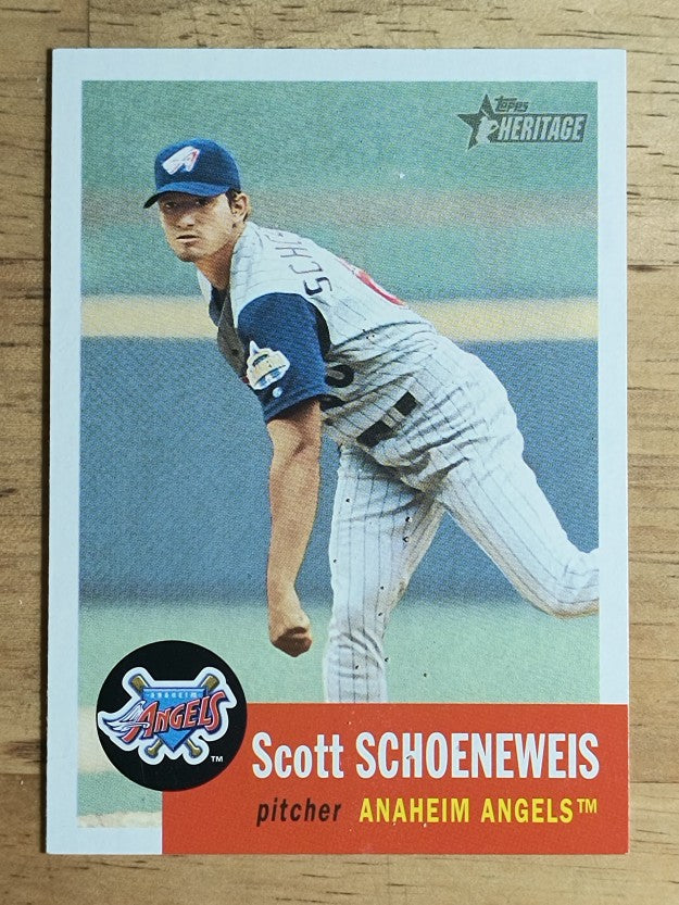 2002 Topps Heritage #74 Scott Schoeneweis