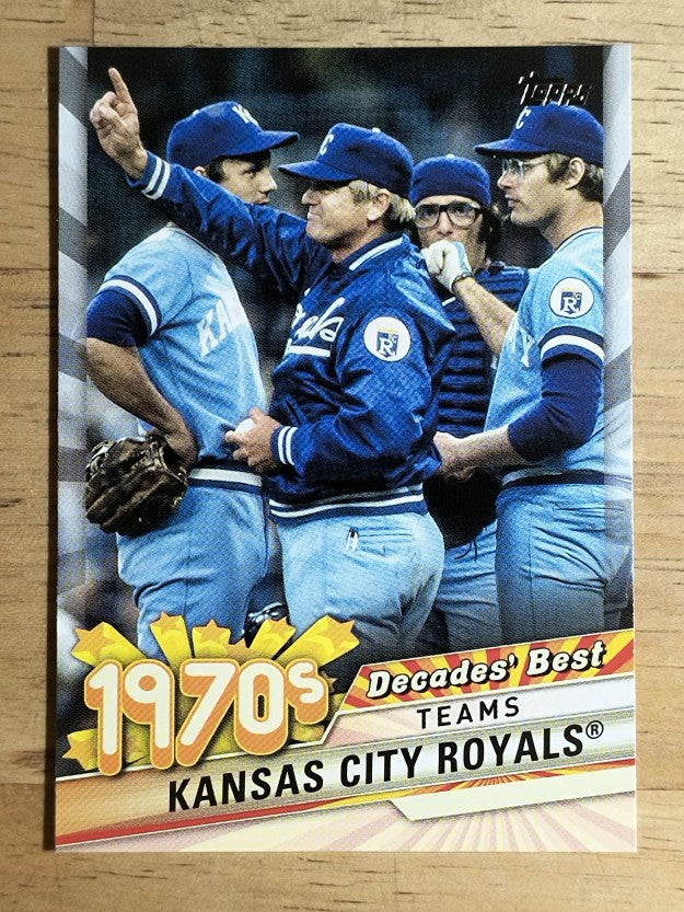 2020 Topps Update Decades' Best #DB29 Kansas City Royals
