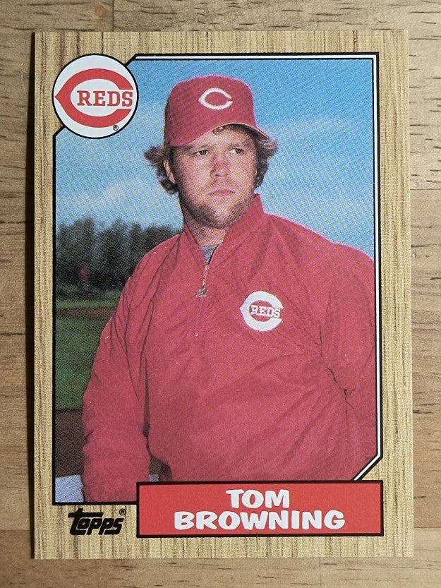 1987 Topps #65 Tom Browning