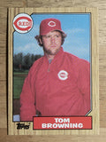1987 Topps #65 Tom Browning