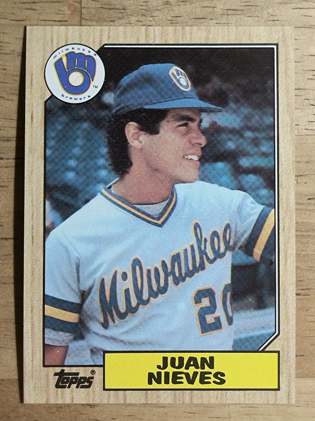 1987 Topps #79 Juan Nieves