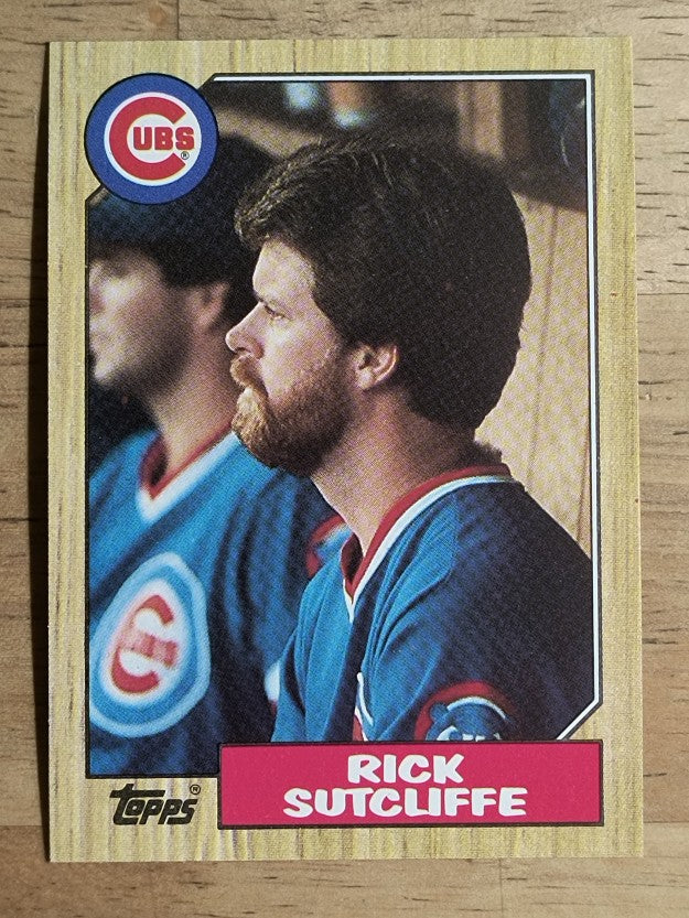 1987 Topps #142 Rick Sutcliffe