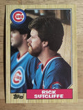 1987 Topps #142 Rick Sutcliffe
