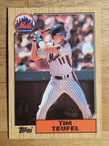1987 Topps #158 Tim Teufel