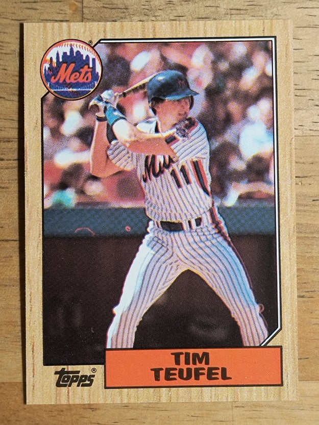 1987 Topps #158 Tim Teufel
