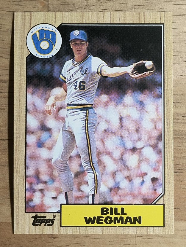1987 Topps #179 Bill Wegman