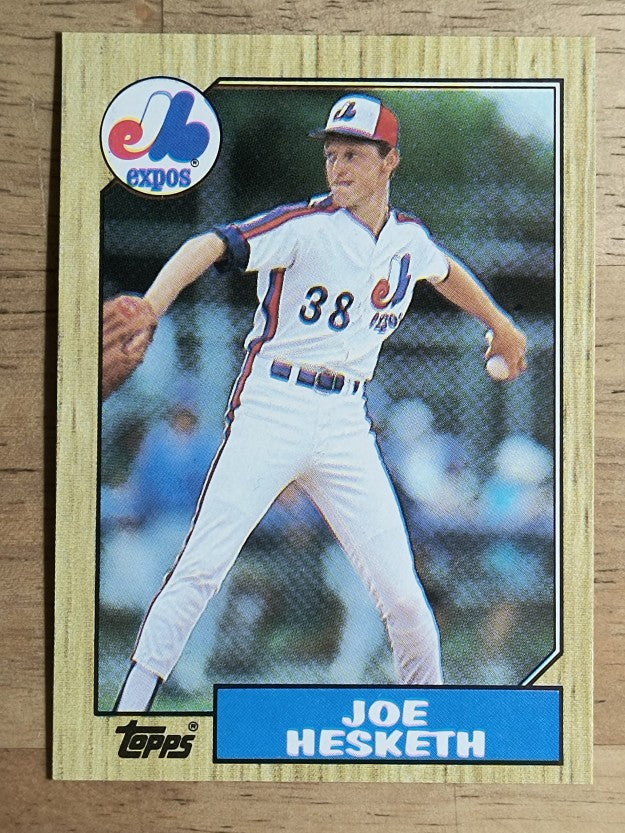 1987 Topps #189 Joe Hesketh