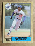 1987 Topps #199 Mariano Duncan