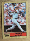 1987 Topps #261 Ruben Sierra RC