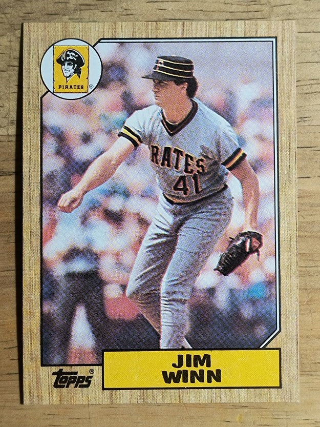 1987 Topps #262 Jim Winn