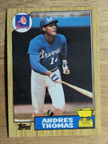 1987 Topps #296 Andres Thomas
