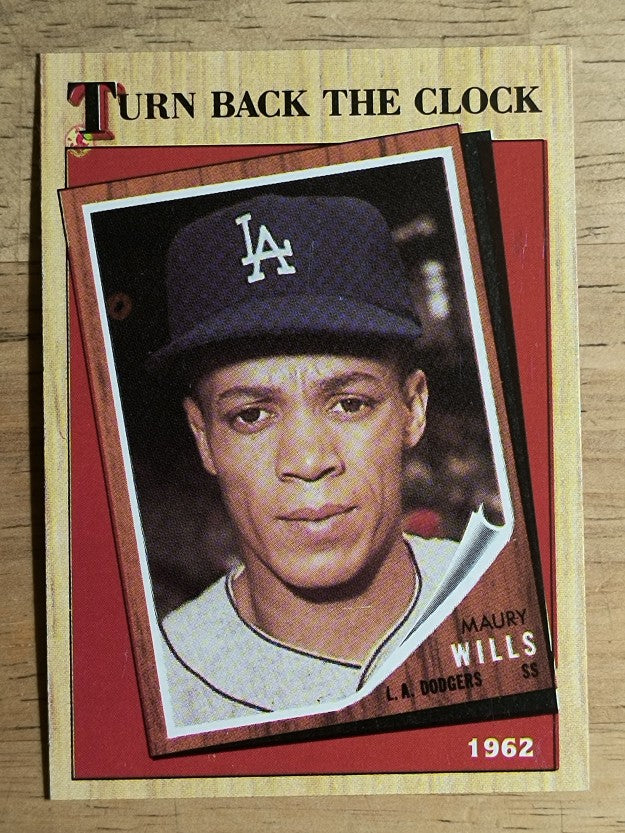1987 Topps #315 Maury Wills TBC '62