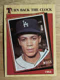 1987 Topps #315 Maury Wills TBC '62