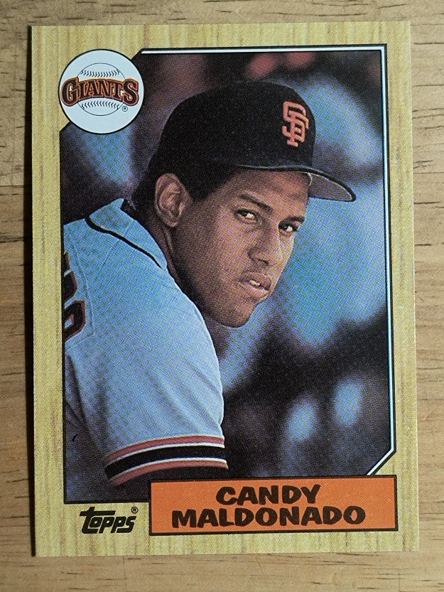 1987 Topps #335 Candy Maldonado