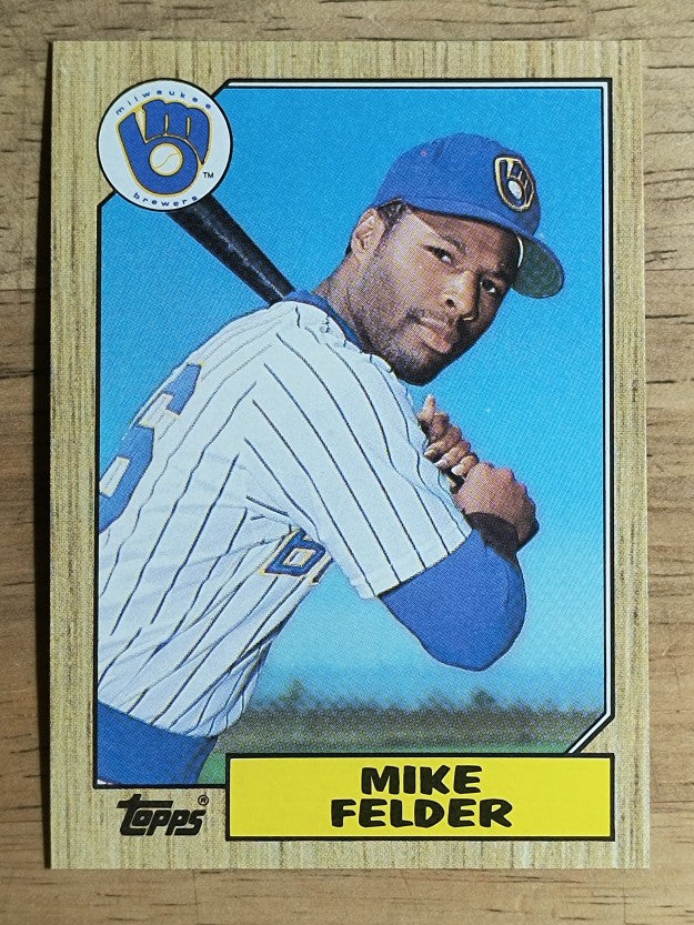 1987 Topps #352 Mike Felder