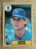 1987 Topps #354 Jamie Quirk