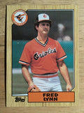 1987 Topps #370 Fred Lynn