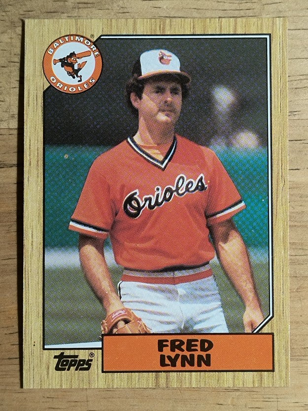 1987 Topps #370 Fred Lynn