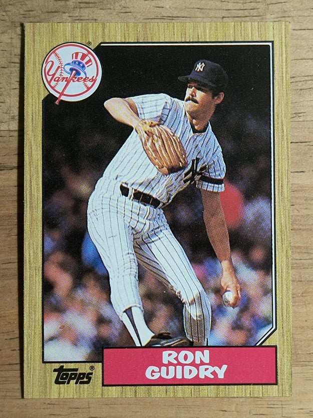 1987 Topps #375 Ron Guidry