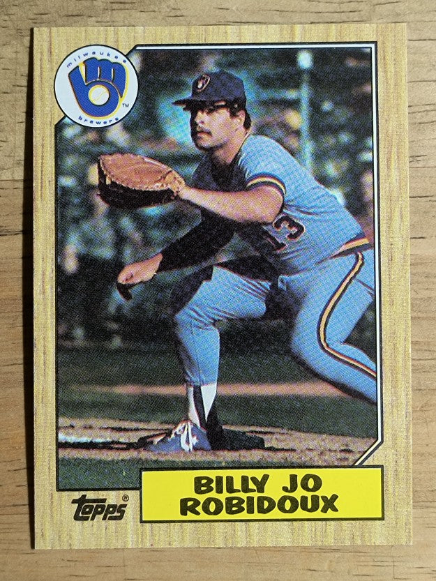 1987 Topps #401 Billy Joe Robidoux