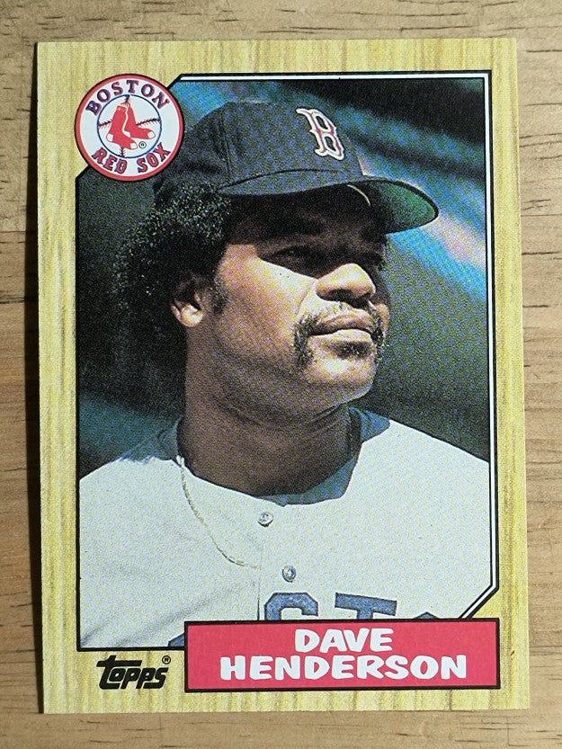 1987 Topps #452 Dave Henderson