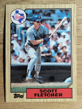1987 Topps #462 Scott Fletcher