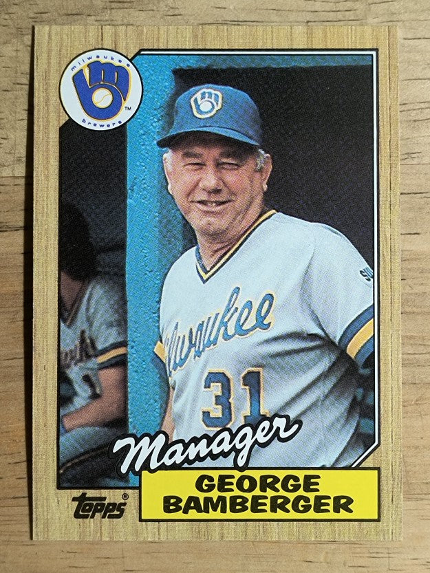 1987 Topps #468 George Bamberger MG