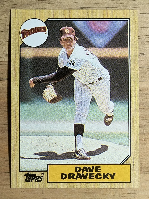 1987 Topps #470 Dave Dravecky
