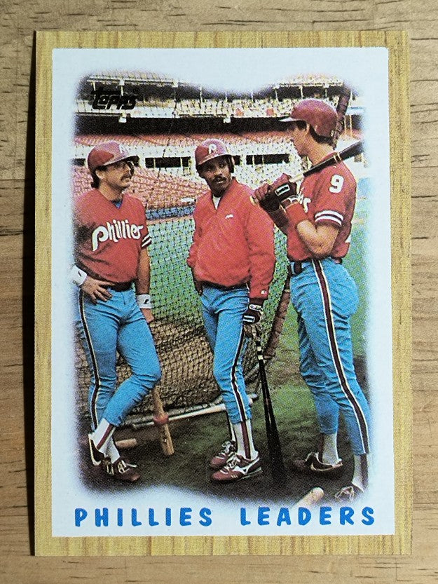 1987 Topps #481 Phillies Team/Glenn Wilson/Juan Samuel