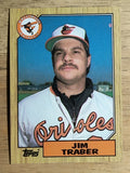 1987 Topps #484 Jim Traber