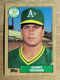 1987 Topps #519 Curt Young