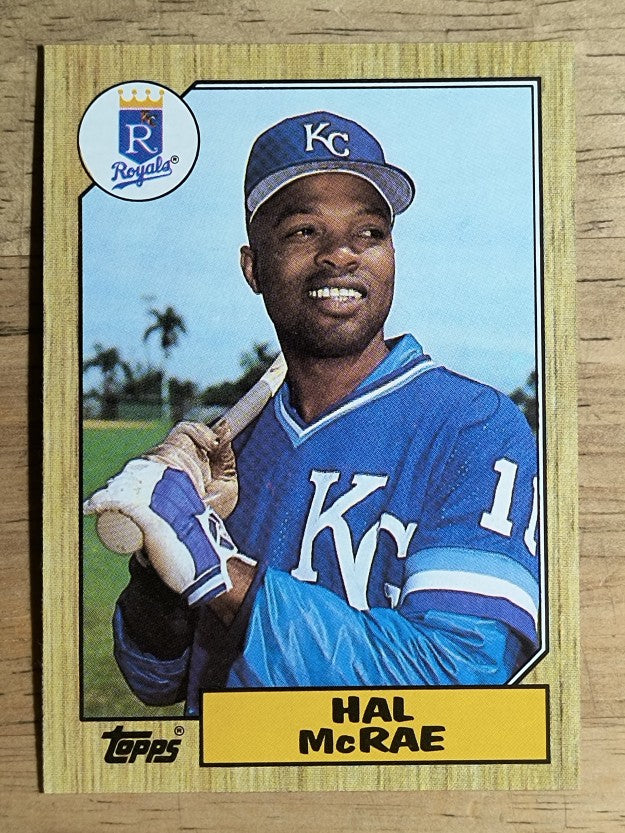 1987 Topps #573 Hal McRae