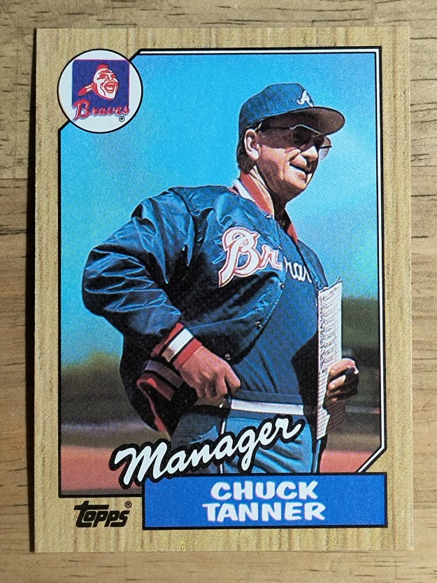 1987 Topps #593 Chuck Tanner MG