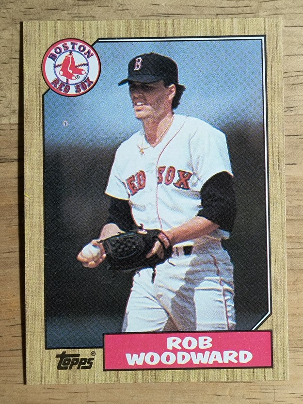 1987 Topps #632 Rob Woodward