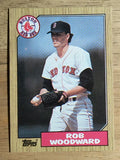1987 Topps #632 Rob Woodward