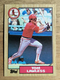 1987 Topps #647 Tom Lawless
