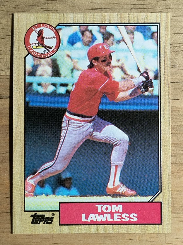 1987 Topps #647 Tom Lawless