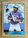 1987 Topps #663 Cliff Johnson