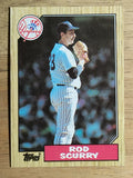 1987 Topps #665 Rod Scurry