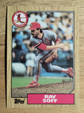 1987 Topps #671A Ray Soff ERR/No D* before copyright line