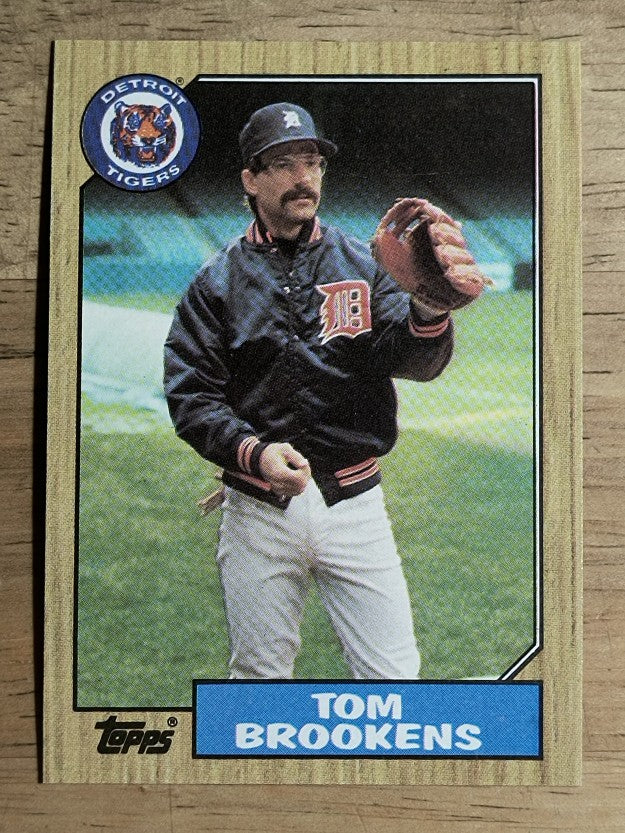 1987 Topps #713 Tom Brookens